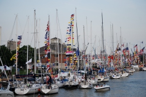 Boat Night in Port Huron takes place the Friday before the Bayview Port Huron to Mackinac Race.  Photo by Grace Grogan