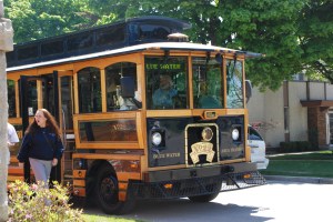 Blue Water Trolley - It only costs a dime to ride!  Photo by Grace Grogan