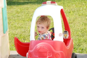 Parking the car.  Photo by Grace Grogan