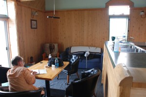 The dining area of the lodge. Photo by Grace Grogan