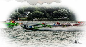 Offshore Racing on the St. Clair River between Michigan and Canada. Photo by Grace Grogan