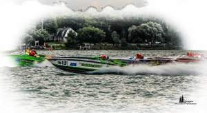 Offshore Racing on the St. Clair River between Michigan and Canada.  Photo by Grace Grogan