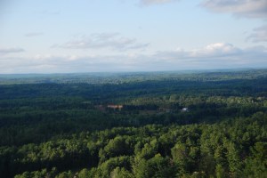 Iron Mountain View from War Memorial.  Photo by Grace Grogan.