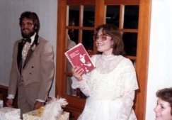 I wasn't a cook, but Ron was, and for our wedding he gave me the book "How to Boil Water" that he purchased at a garage sale.