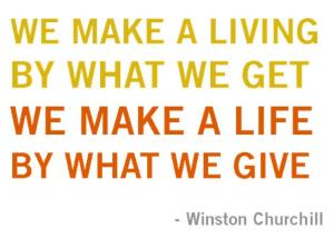 Volunteer - Make a Life by What we Give