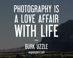 Photography - a love affair with life