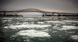 Blue Water Bridge in Winter. Photo by Grace Grogan