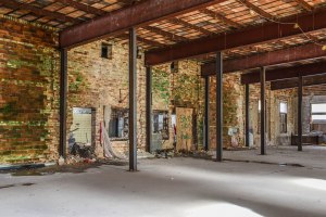 Touring the The Traverse City Commons.  Photo by Grace Grogan