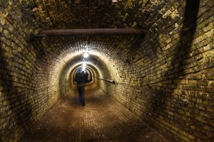 The underground tunnels.  Photo by Grace Grogan, Copyright 2015