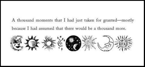 Emotion - memories taken for granted