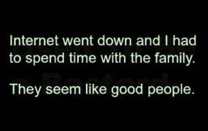 Internet went down