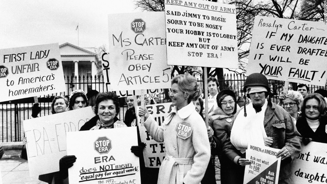 70's - picketers against era