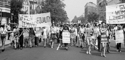 70's picketers equal rights