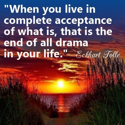 acceptance-eliminates-drama