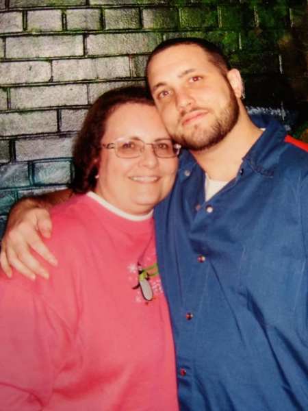 Patrick and Grace taken during prison visit October 30, 2017