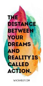 The Distance between dreams and reality