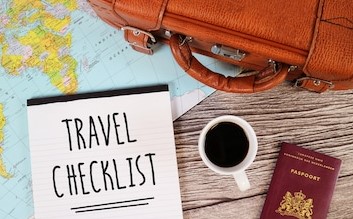 travel-checklist-suitcase-world-map-260nw-449655331