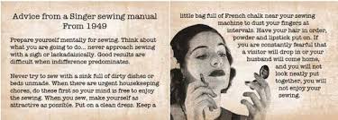 Advice from a 1949 Singer Sewing Manual