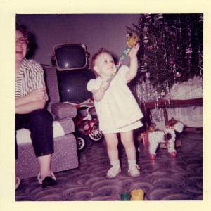 Author at Christmas, age one